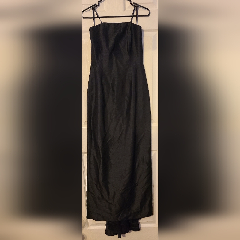Vintage Black Market Elegant Black Evening Dress Sz 8